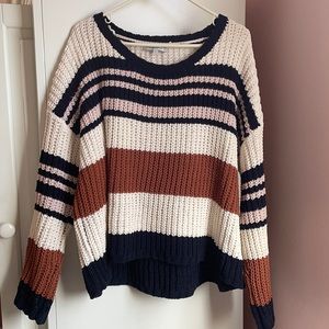Striped Knit Sweater
